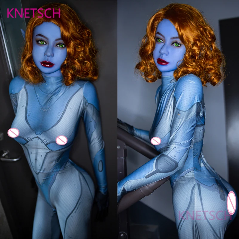 Силиконовые секс-куклы KNETSCH 165 см Реалистичная кукла голубого эльфа для любви
