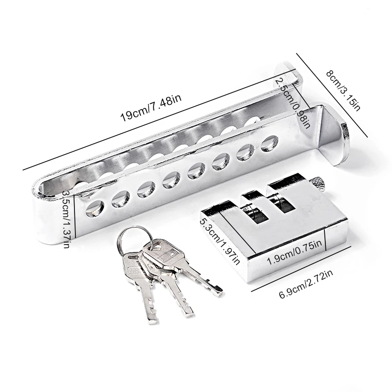 Автомобильная педаль тормоза SPEWPRP универсальная Противоугонная из легированной