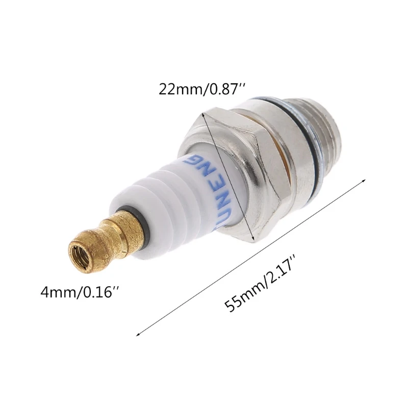 Замена аксессуаров для двигателя газонокосилки кустореза Свеча зажигания