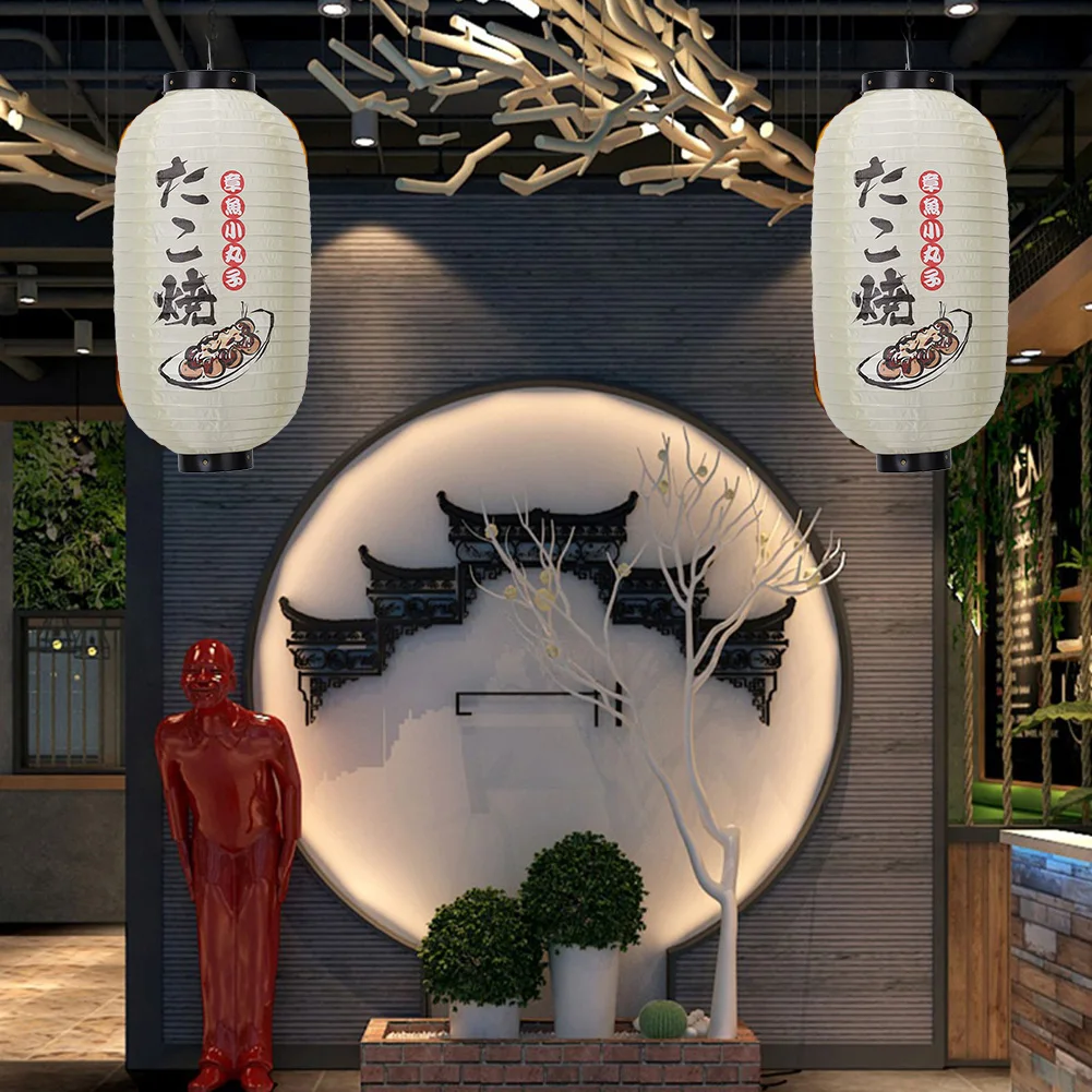 10 дюймов/25 см Ткань-фонарь в японском стиле ткань с принтом подвесные фонарики