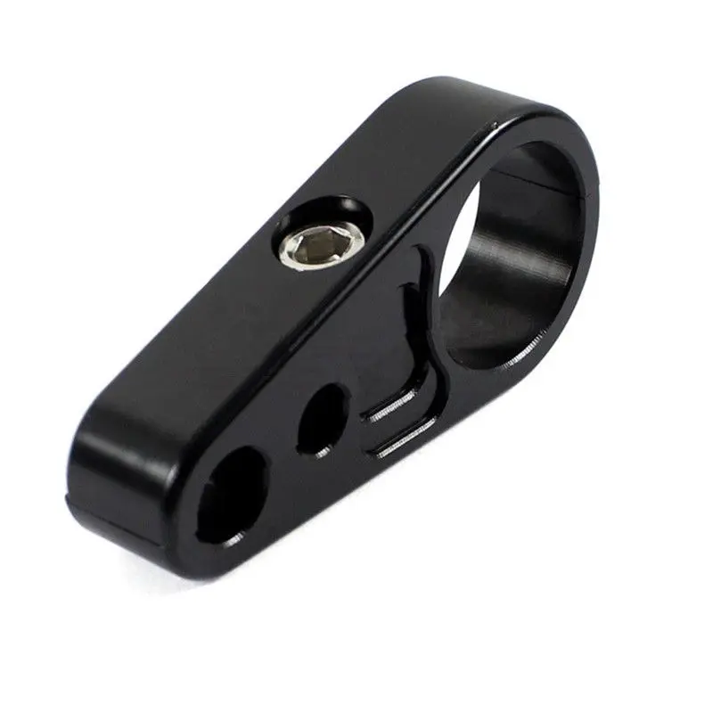 Универсальный 1 'ཕ мм черный хромированный кабельный тормозной зажим для руля сцепления Harley Honda Yamaha Suzuki