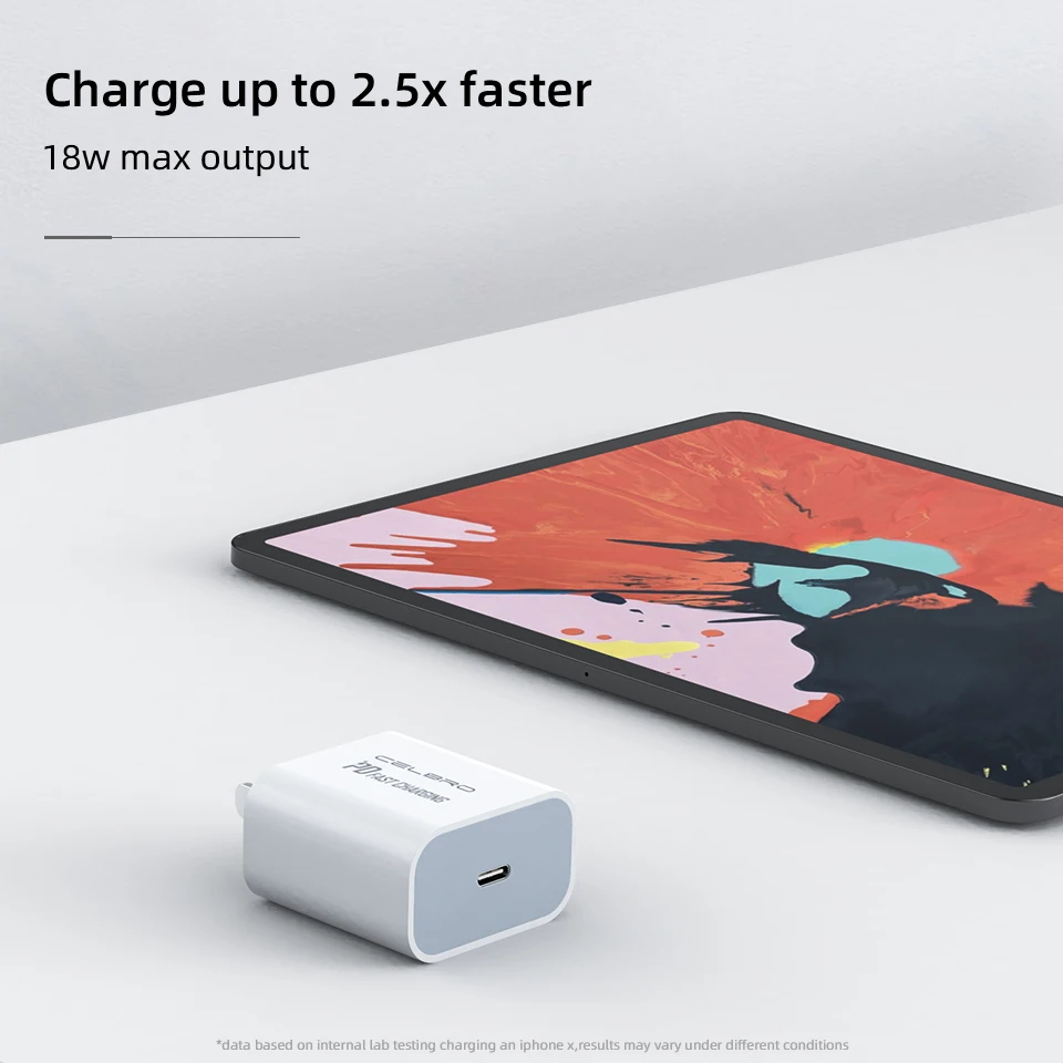 18W зарядное устройство PD Type C для быстрой зарядки IPhone 12 Pro Max Мини зарядный кабель с