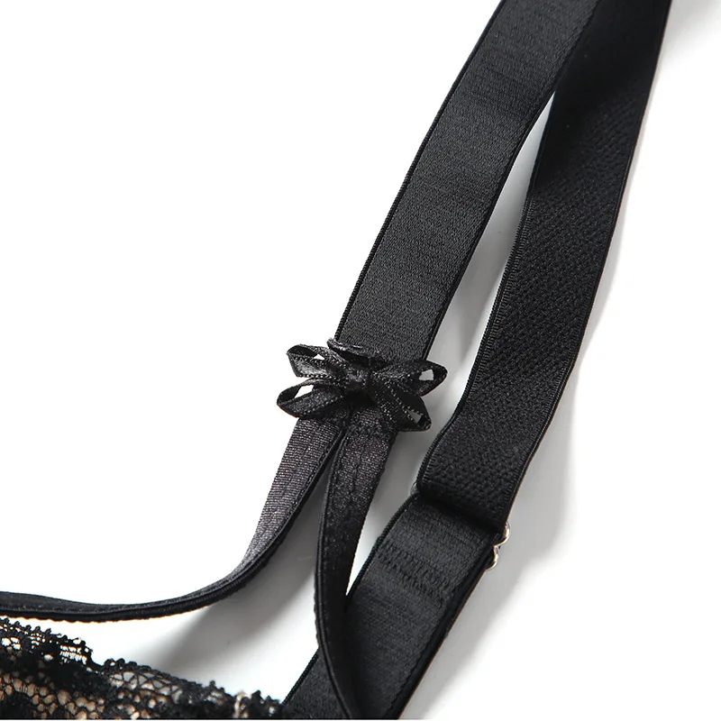 Женский модный сексуальный кружевной комплект с бюстгальтером короткие стильные мягкие трусики красивый