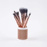 artsecret new arrival 6884 6886 7pcset makeup brushes with shiny crystal bamboo case holder professional beauty cosmetic tool