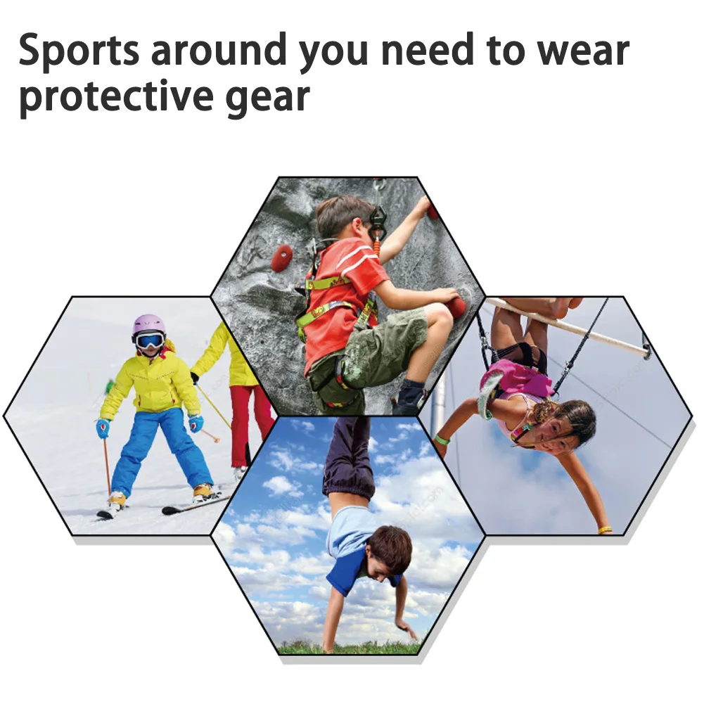

6pcs/Set Kids Children Outdoor Sports Protective Gear Knee Elbow Pads Riding Wrist Guards Roller Skating Safety Protection