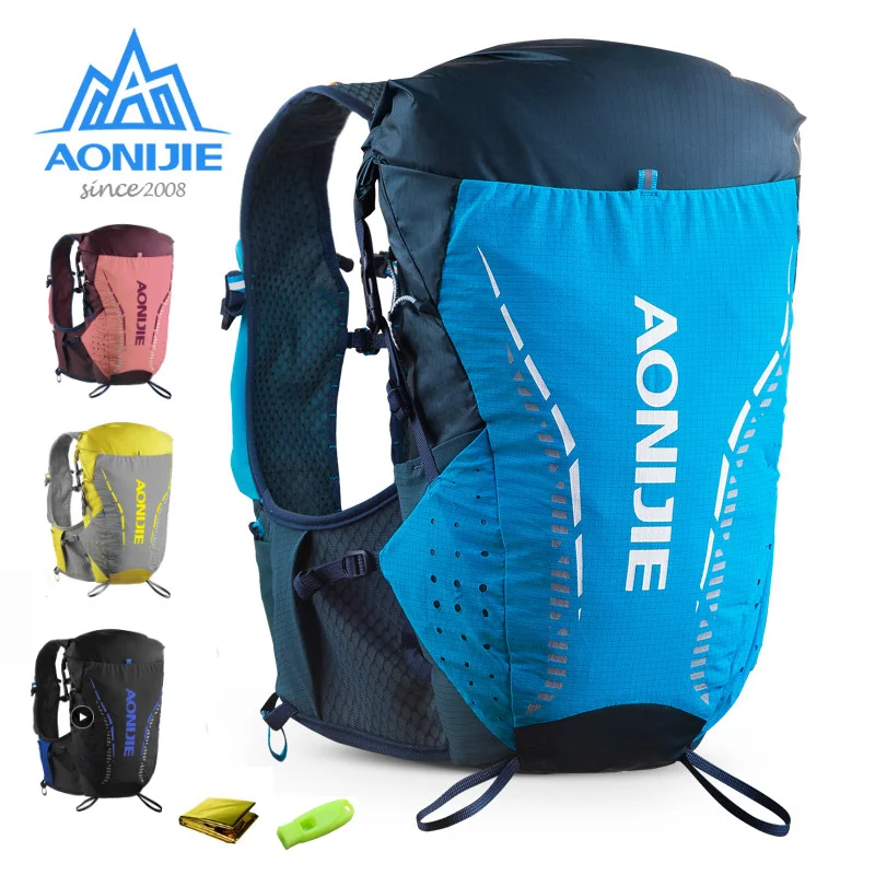 AONIJIE C9104 18L Trink Rucksack Pack Tasche Weiche Wasser Blasiert Glaskolben Wandern Trail Running Marathon Rennen Single Pack