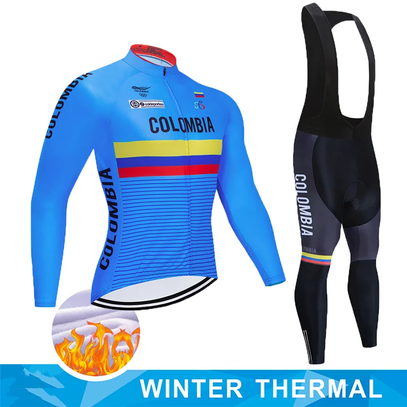 

Зимний теплый флисовый комплект 2021 из Джерси для езды на велосипеде, костюм для езды на велосипеде, велосипедная одежда для езды на велосипе...