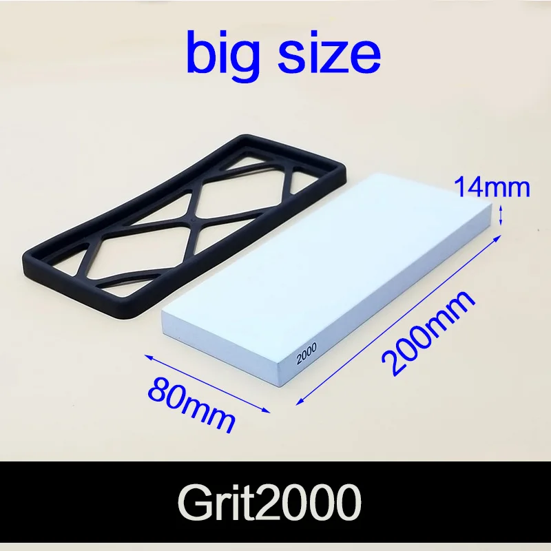 big size 2000 grit 240 600 1500 4000 6000 Грит точилка для заточки ножа Камень точильный камень хонинговальный точильный камень вода камень - Цвет: big size 2000 grit