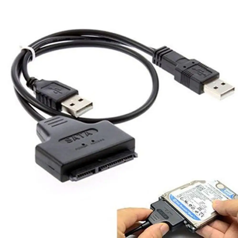 Высокоскоростной USB 2 0 на SATA 7 + 15 Pin 22 Кабель-адаптер для 5 HDD SSD кабель жесткого