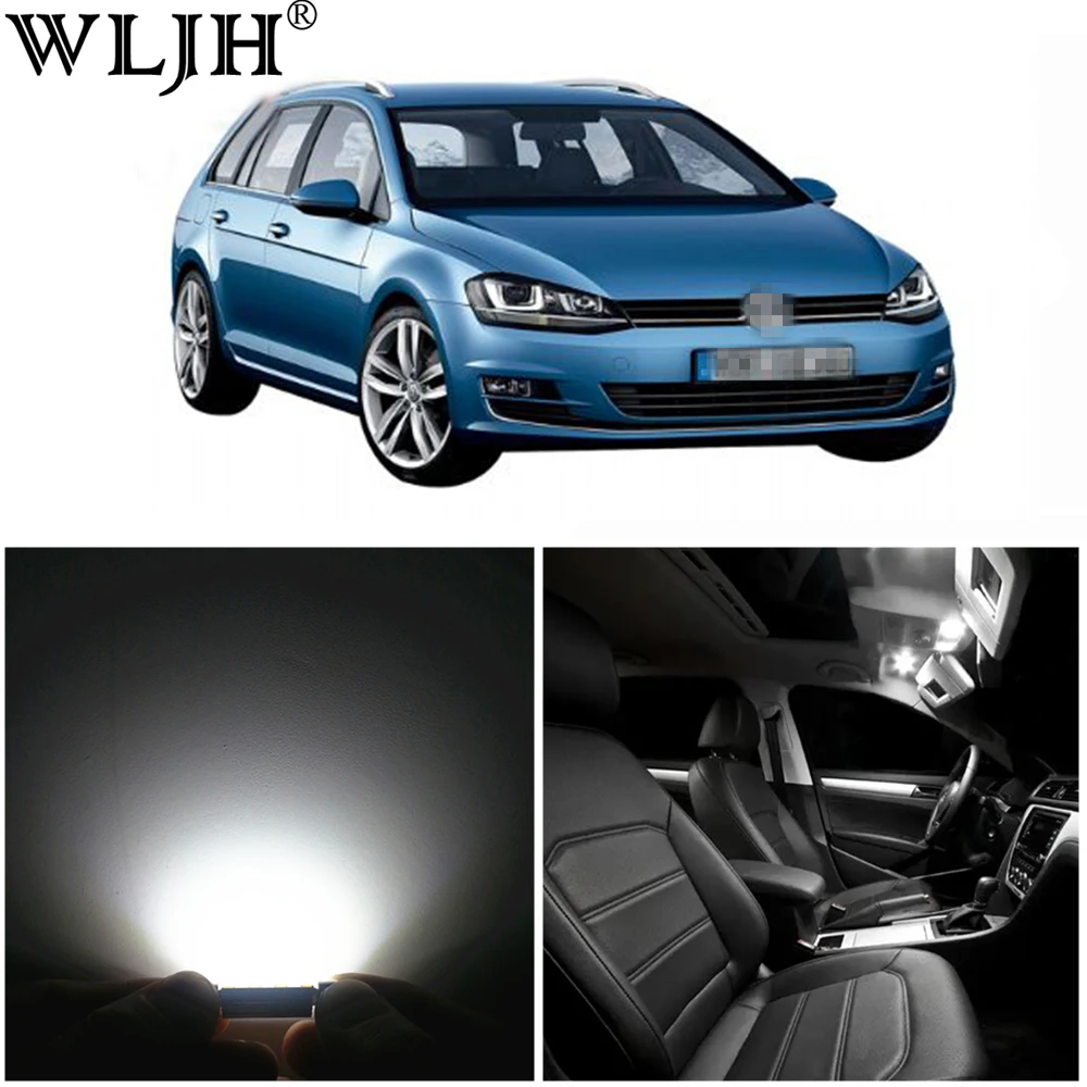 WLJH 8X Canbus Ошибка Бесплатная карта чтения багажник светильник посылка для Volkswagen VW