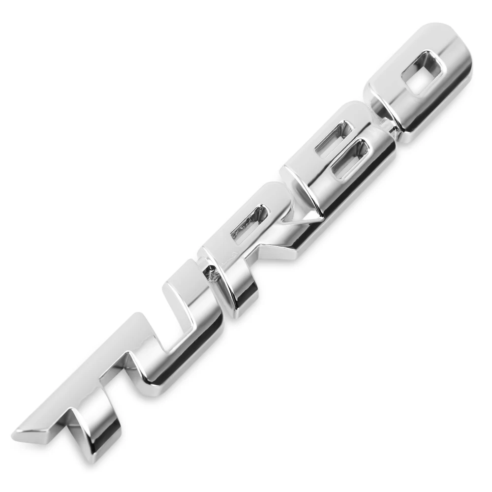 Car Styling Turbo Boost 3D Metal Emblem Badge Sticker for opel astra j peugeot 307 bmw e46 kia cerato nissan teana seat ibiza | Автомобили