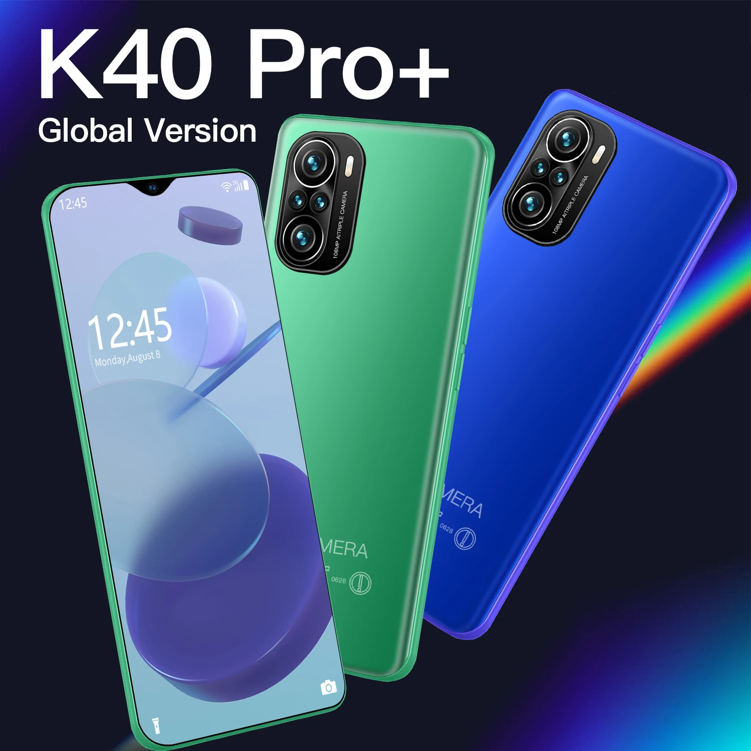 

Global Version K40 Pro+ 10 Core MT6989 6.7Inch Drop Screen 16+512GB 6000MAH 24MP+48MP Dual SIM 4G 5G Smartphone Android 10.0