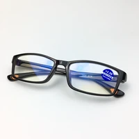 new 2020 square frame reading glasses 8015 fashion black anti blue light hyperopia glasses womens men unisex 100 400