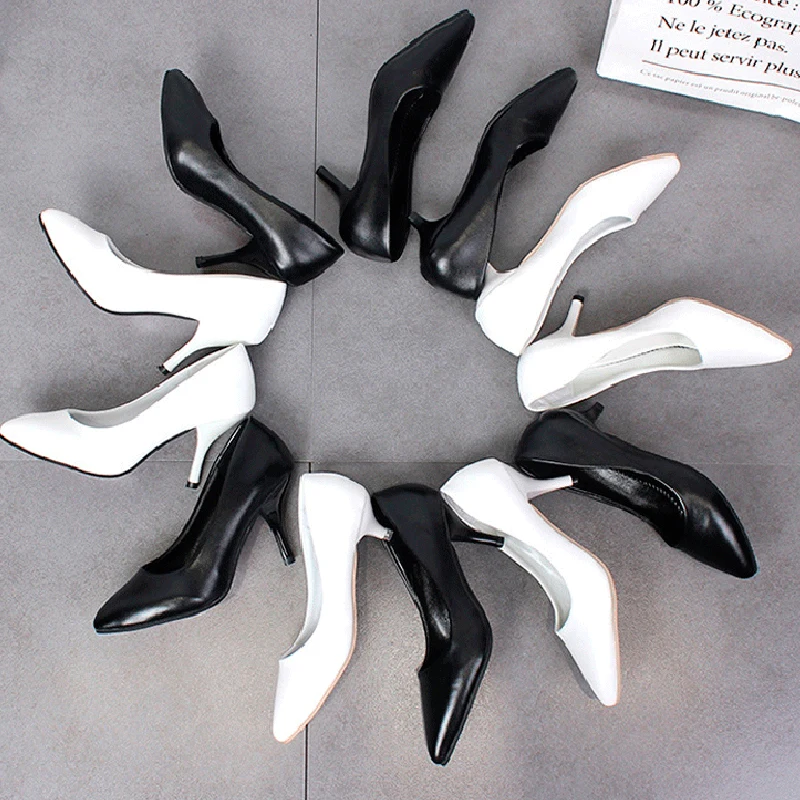 Женские туфли лодочки на высоком каблуке 3 см 5 8 с острым носком|Женские туфли| |