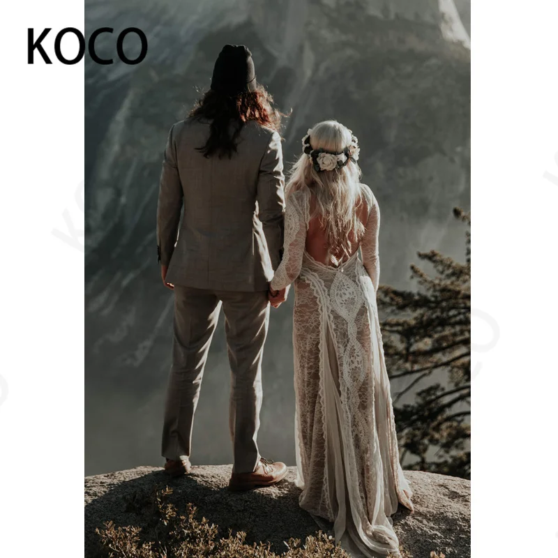 MACDUGAL Wedding Dresses 2022 Bohemia Luxury Lace Beach Party Bride Gown Sexy Backless Vestido De Novia Civil Women Skirt
MACDUGAL Wedding Dresses 2022 Bohemia Luxury Lace Beach Party Bride Gown Sexy Backless Vestido De Novia Civil Women Skirt