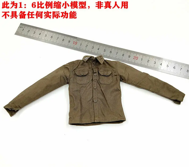 

1/6th FP-001 WWII US Army Rangers Captain Shirt Model for 12" Action Doll Toys