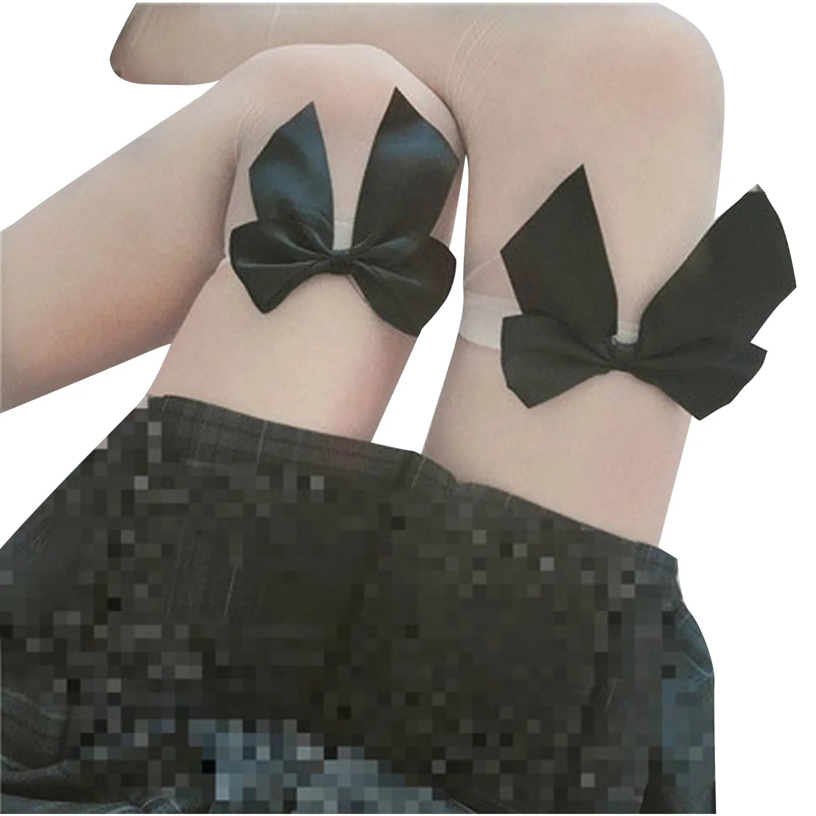 

Sexy Stockings Women Thigh Over Knee Girls Satin Bowknot Cute Sexy Legs Elastic Ladies Spring Long Tube Transparent High Stockin