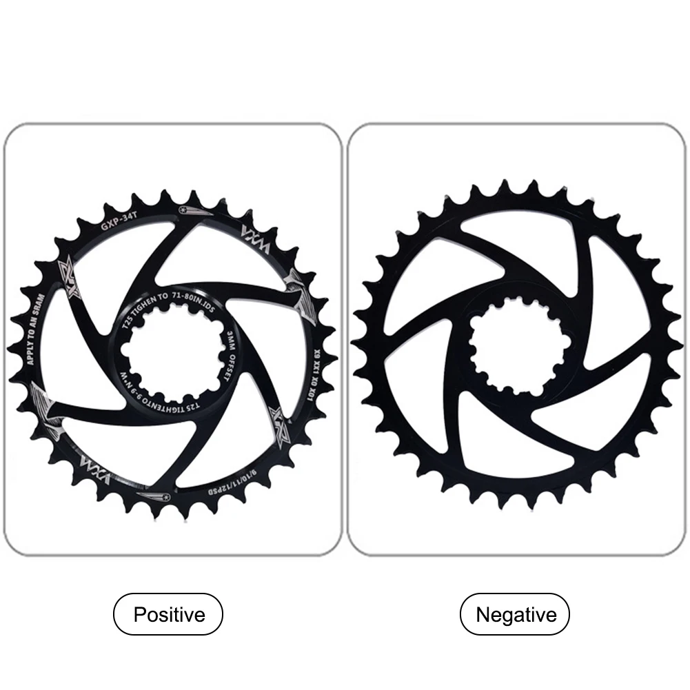 

Bicycle Chainring 34T 36T 38T 40T Bike Single Speed Chainring Narrow Wide Chainring for sram gx xx1 X1 x9 GXP pedivela Offset 3M