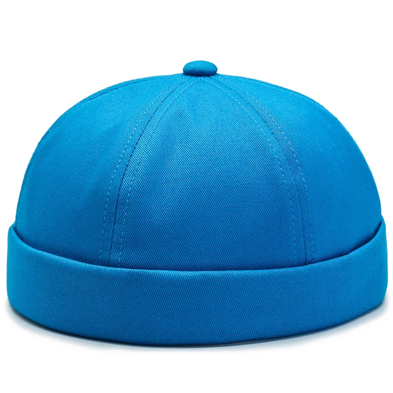 Summer Knit Mens Hat Skull Cap Men Beanie Short Brimless Baggy Melon Docker Fisherman Knitted Women | Аксессуары для одежды