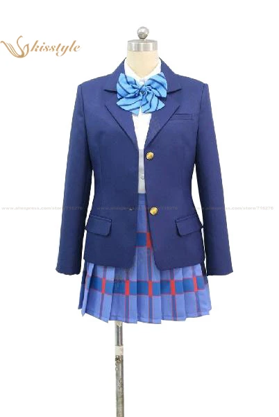 

Anime Love Live! Eli Ayase Rin Hoshizora Cosplay Costume Otonokizaka Academy Uniform,Customized Accepted