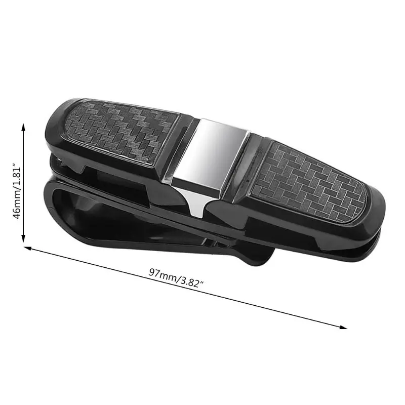 Автомобильный солнцезащитный козырек зажим для очков износостойкий