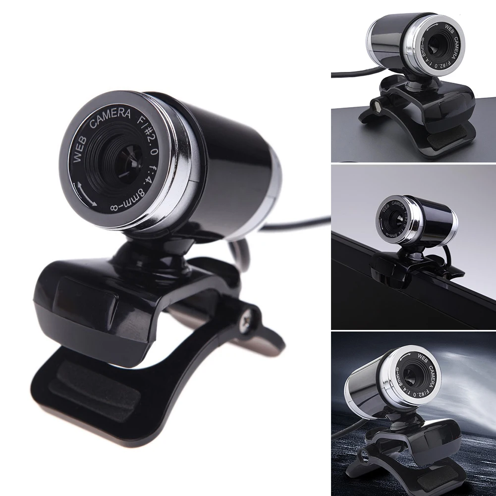 

480P Video USB 2.0 Rotatable Desktop HD Skype Office 12MP With Mic Clip PC For MSN Home Web Camera