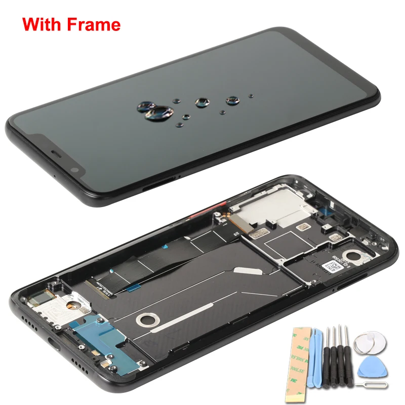 ЖК-дисплей HS Super oled для Xiaomi MI8 MI 8 M1803E1A сенсорный экран 10 с дигитайзером сменный |
