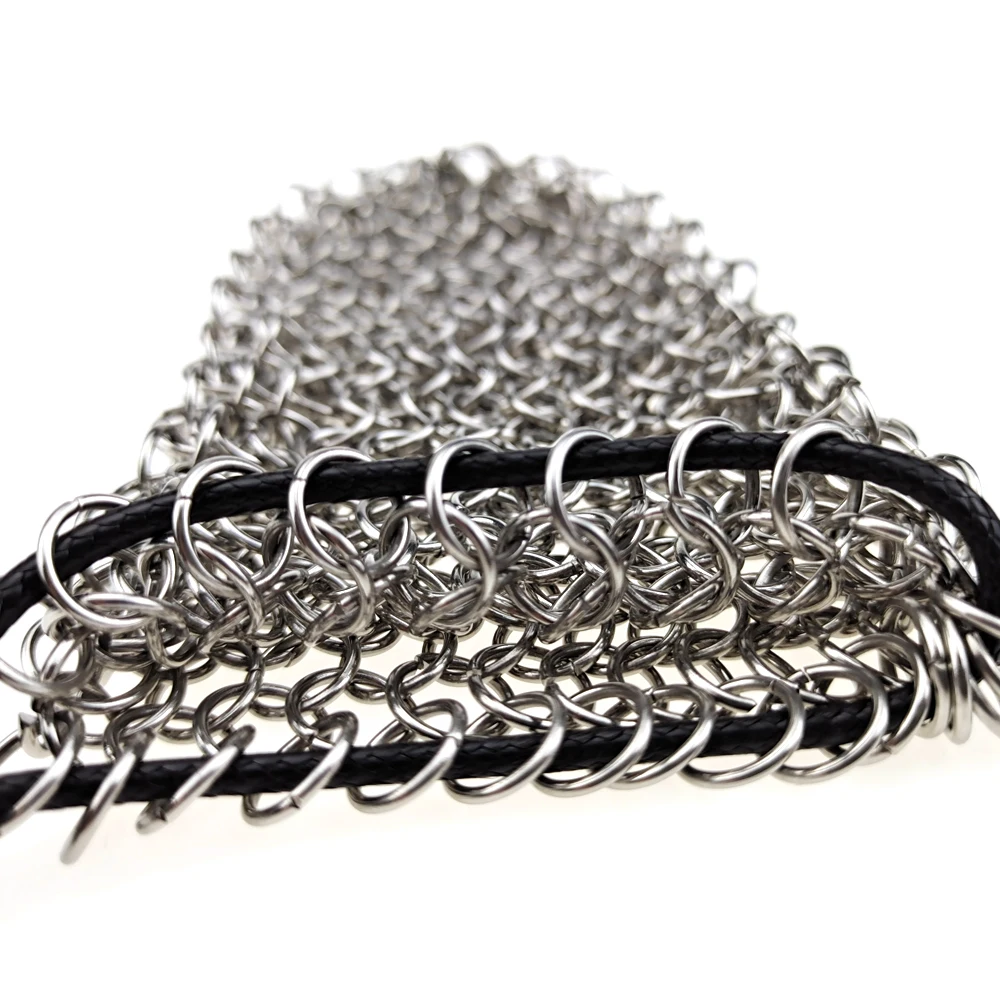 Сумка для костей Chainmail Вмещает около 49 игральных из нержавеющей стали кошелек