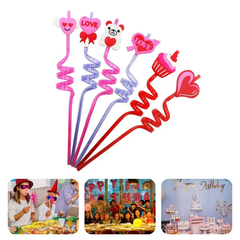

12Pcs/Set Beautiful Romantic Style Bracelet Decor Creative Festive Touch Plastic Holiday Keyring for Valentine's Day