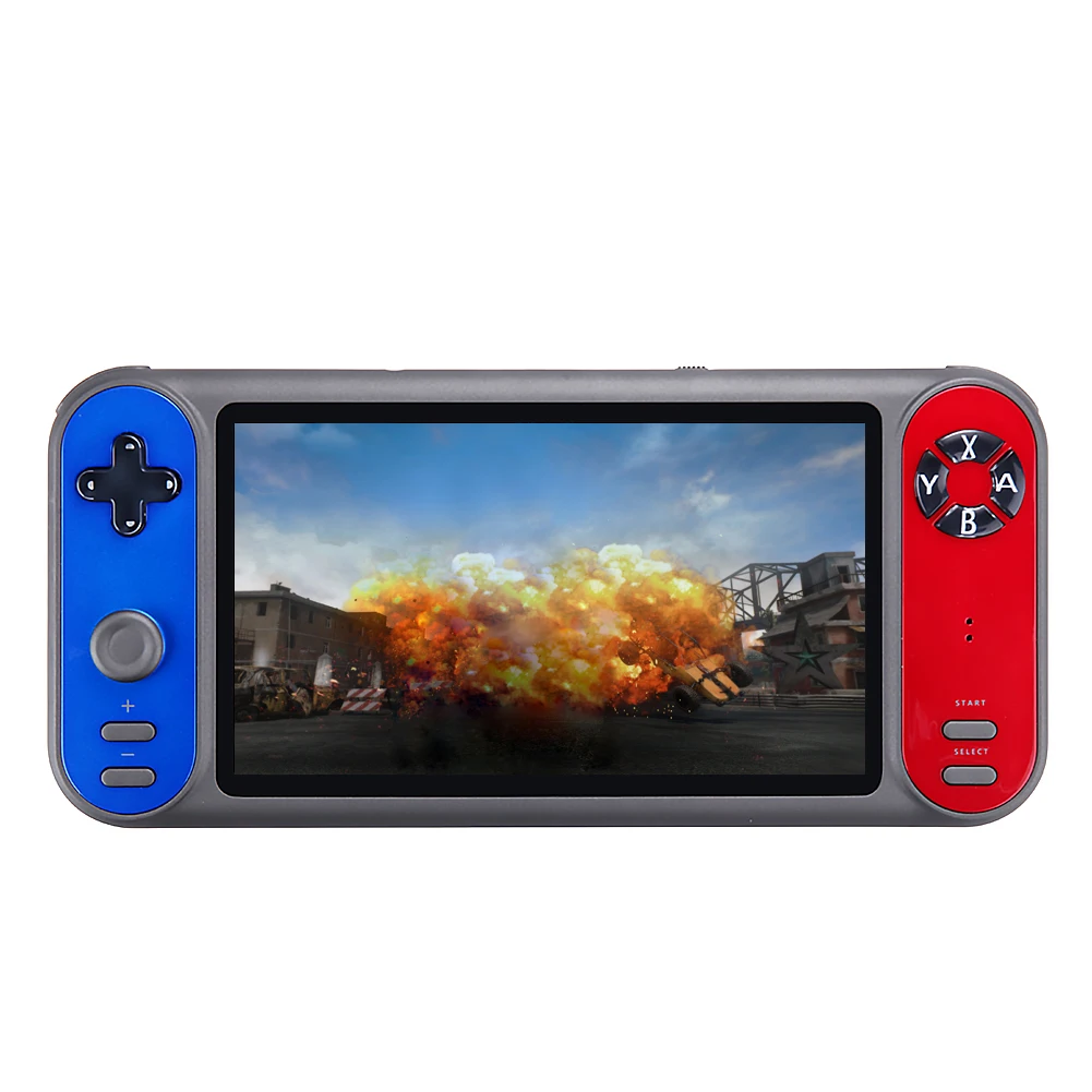 

RS-17 7.0 inch Arcade Retro Handheld Video Game Two-players for FC GBA Game Console Support TV Output HD Screen