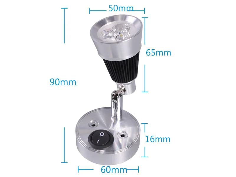 12V на колесах чтение светильник Настенный белый светодиодный 6000K кемпер прицеп
