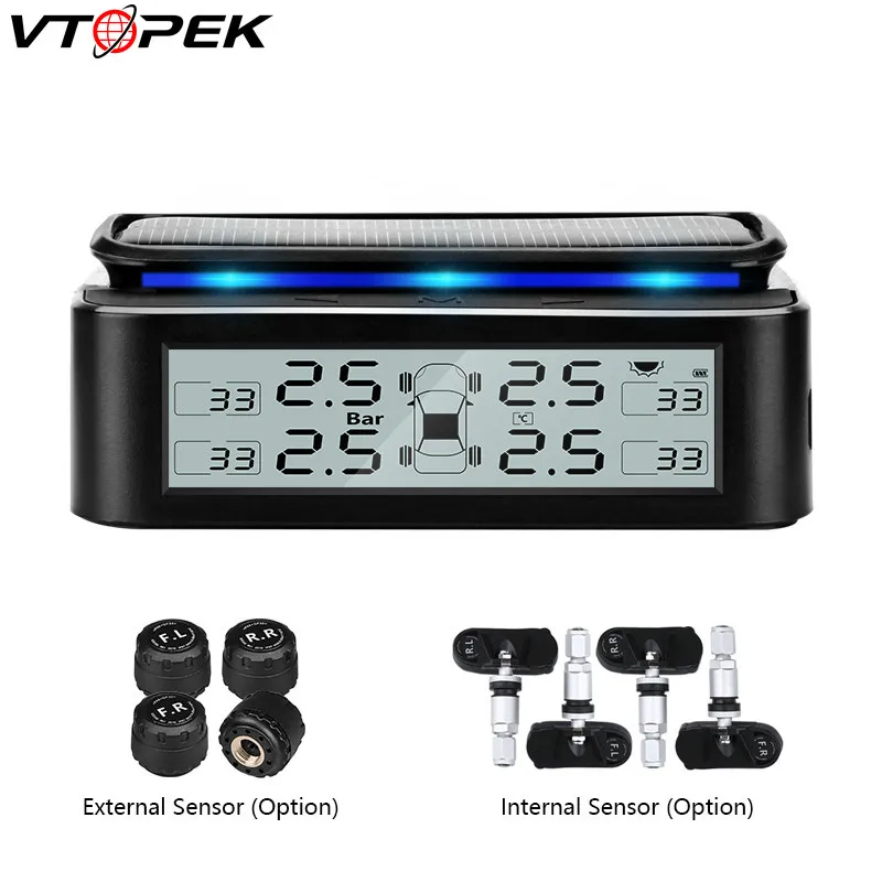 Vtopek беспроводная автомобильная система сигнализации давления в шинах TPMS