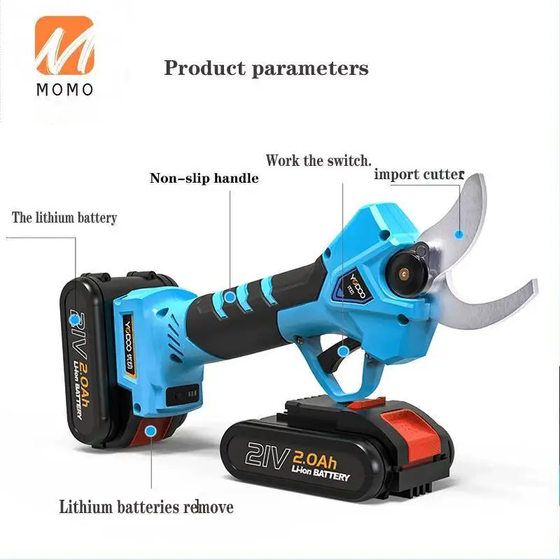 

Handheld lithium electric pruning shears 3.2 open portable electric pruning shears for fruit trees