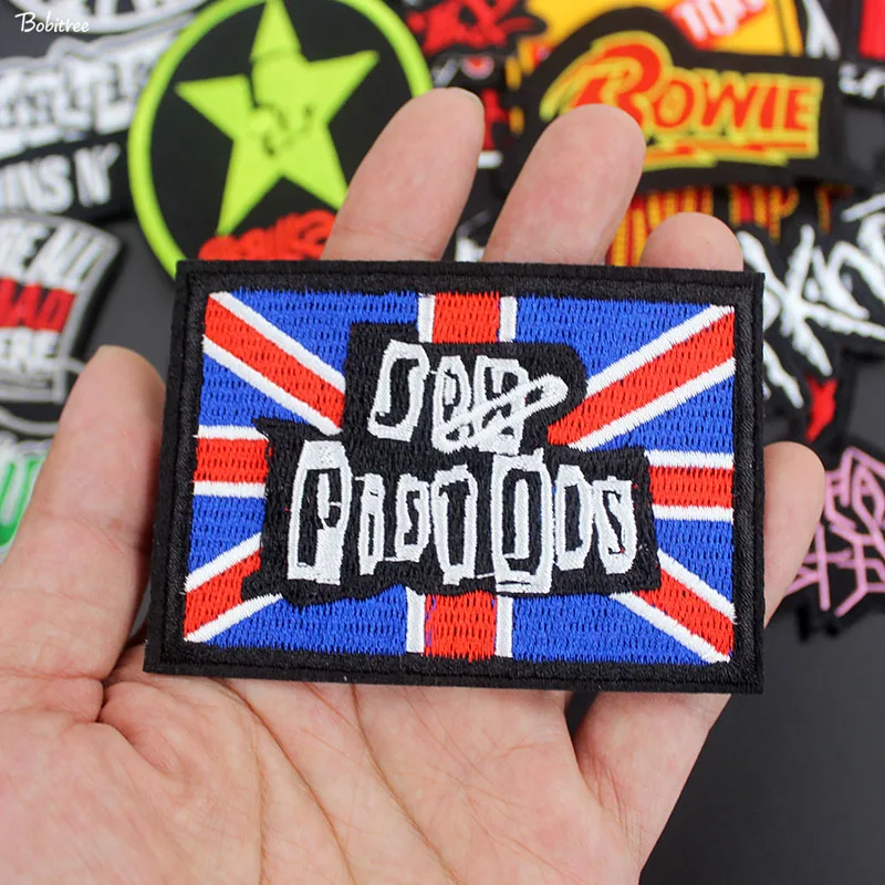 Наклейки на одежду в стиле панк-рок с вышивкой 25 шт./партия Микс модных | Дом и сад