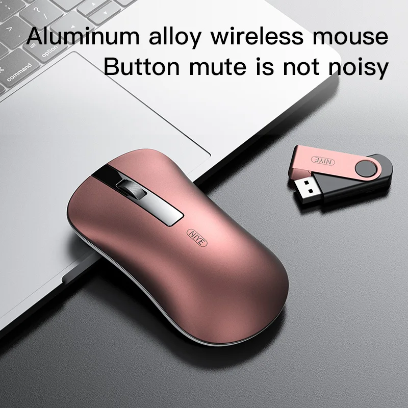 Мышь беспроводная эргономичная 2 4 ГГц Bluetooth кнопки 1600 точек/дюйм бесшумная