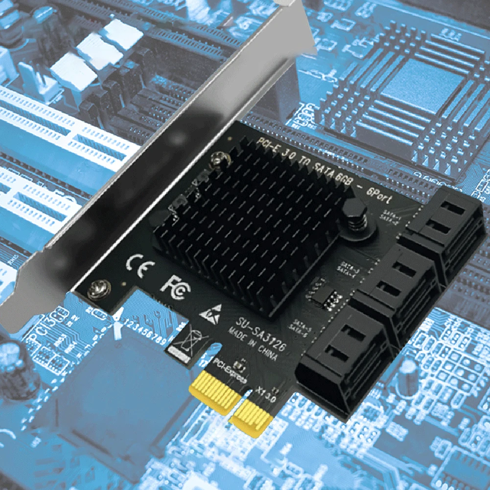 sata pcie карты контроллера 6 порты и