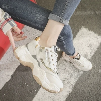 Кроссовки женские сетчатые дышащие на шнуровке Повседневная Уличная обувь