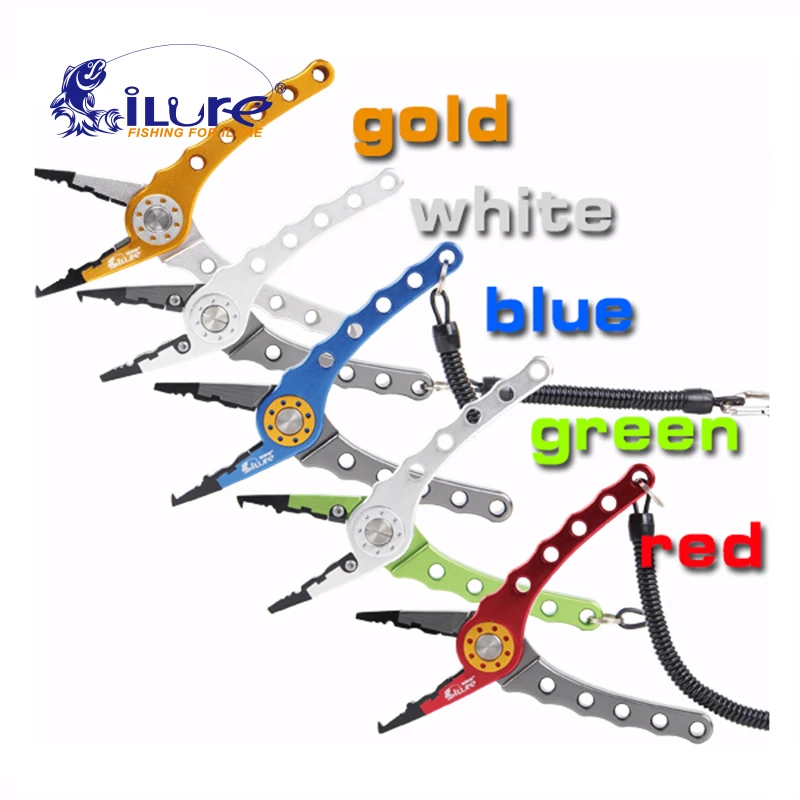 Рыболовный Пинцет iLure из алюминиевого сплава щипцы для рыбы со шнурком и