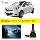 Колбы лампы для автомобиля Toyota Yaris 2006 2007 2008 2009 2010 2011 2012 2013 светодиодный фар низкая 6000 К авто аксессуары Ford Mondeo