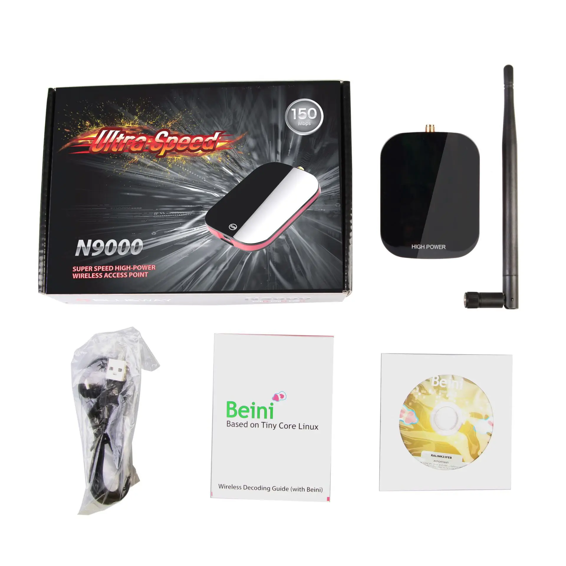 CHANEVE высокой мощности Ralink RT3070L беспроводной usb-адаптер 802.11b/g/n WiFi Dongle 150 Мбит/с адаптер Wi-Fi с антенной 5 дБ