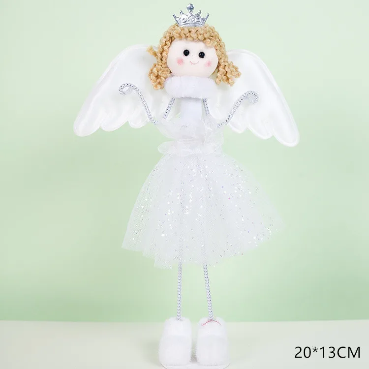 J4 Новогодняя Коллекция года, Рождественские куклы Noel Angel для мальчиков и девочек, Рождественские елочные украшения, Navidad Natal, рождественские украшения для дома, подарок для детей - Цвет: J4
