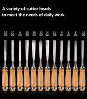 professional 12pcsset manual wood carving hand chisel tool set carpenters woodworking carving chisel diy hand tools