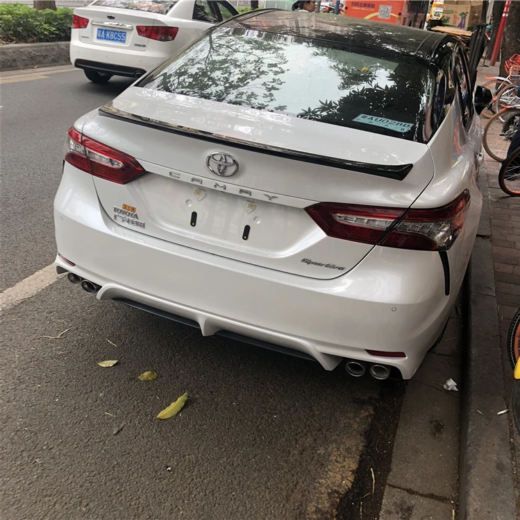 Спойлер на крышу для TOYOTA Camry 2018-2019 спойлер высокого качества ABS Материал заднее