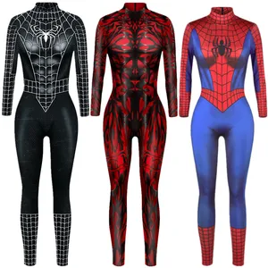 superhero sexy jumpsuit catsuit character eddie brock cosplay costumes halloween women bodysuit fancy dress free global shipping