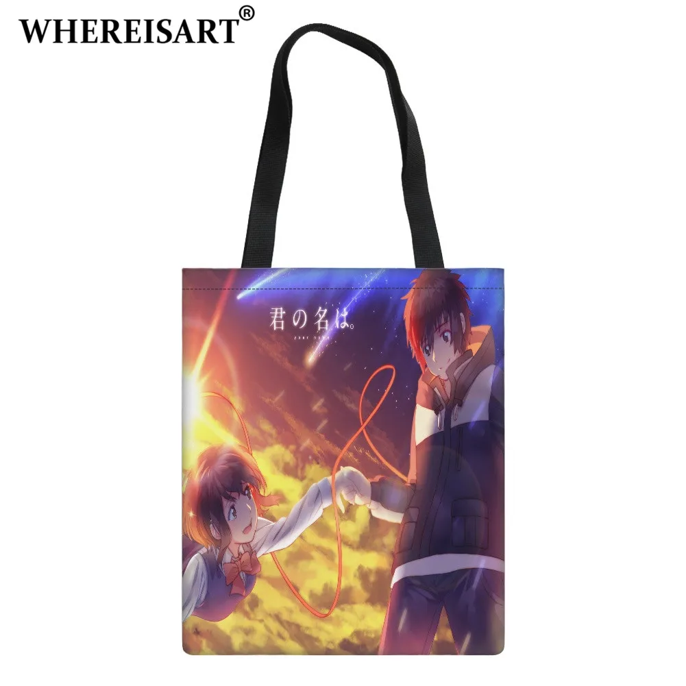 

Складные сумки для покупок в стиле унисекс, с рисунком из мультфильма