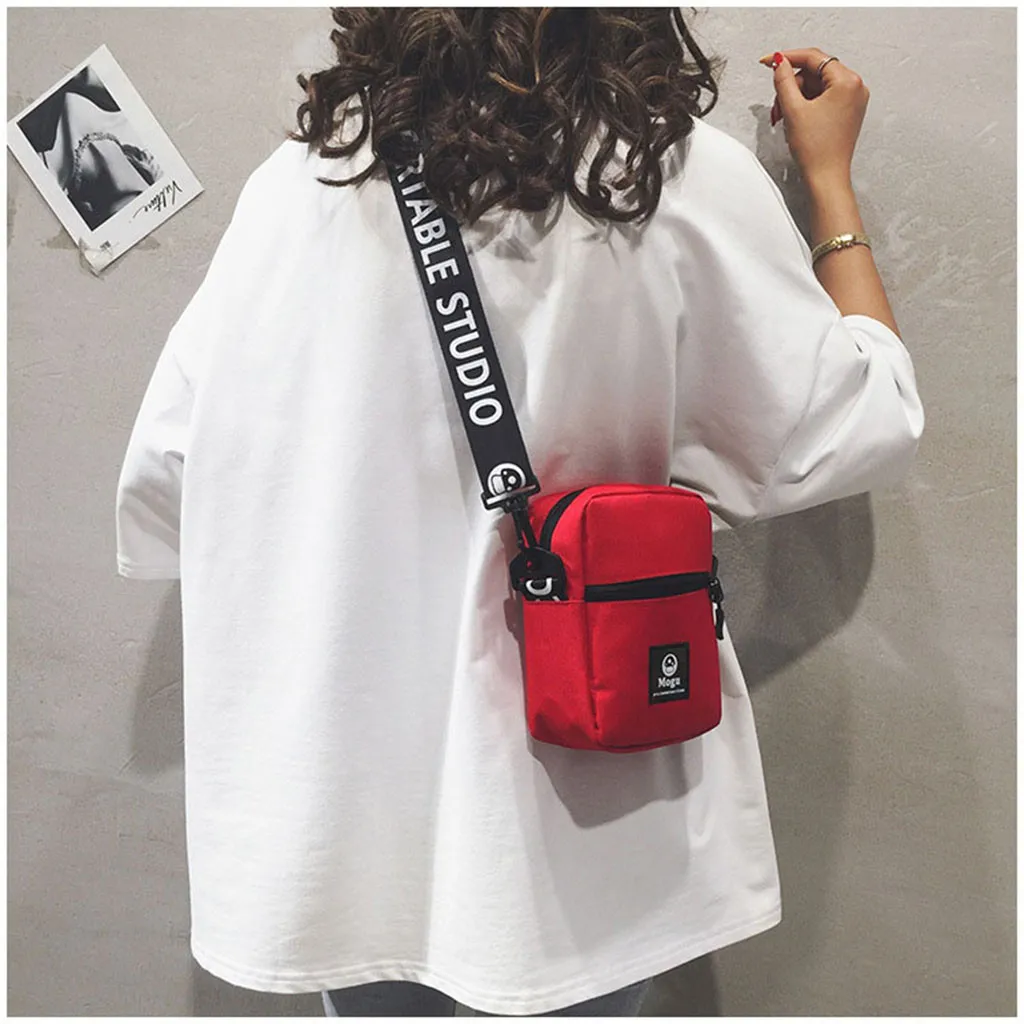 Женская нейлоновая милая сумка-мессенджер карамельных цветов для женщин сумка