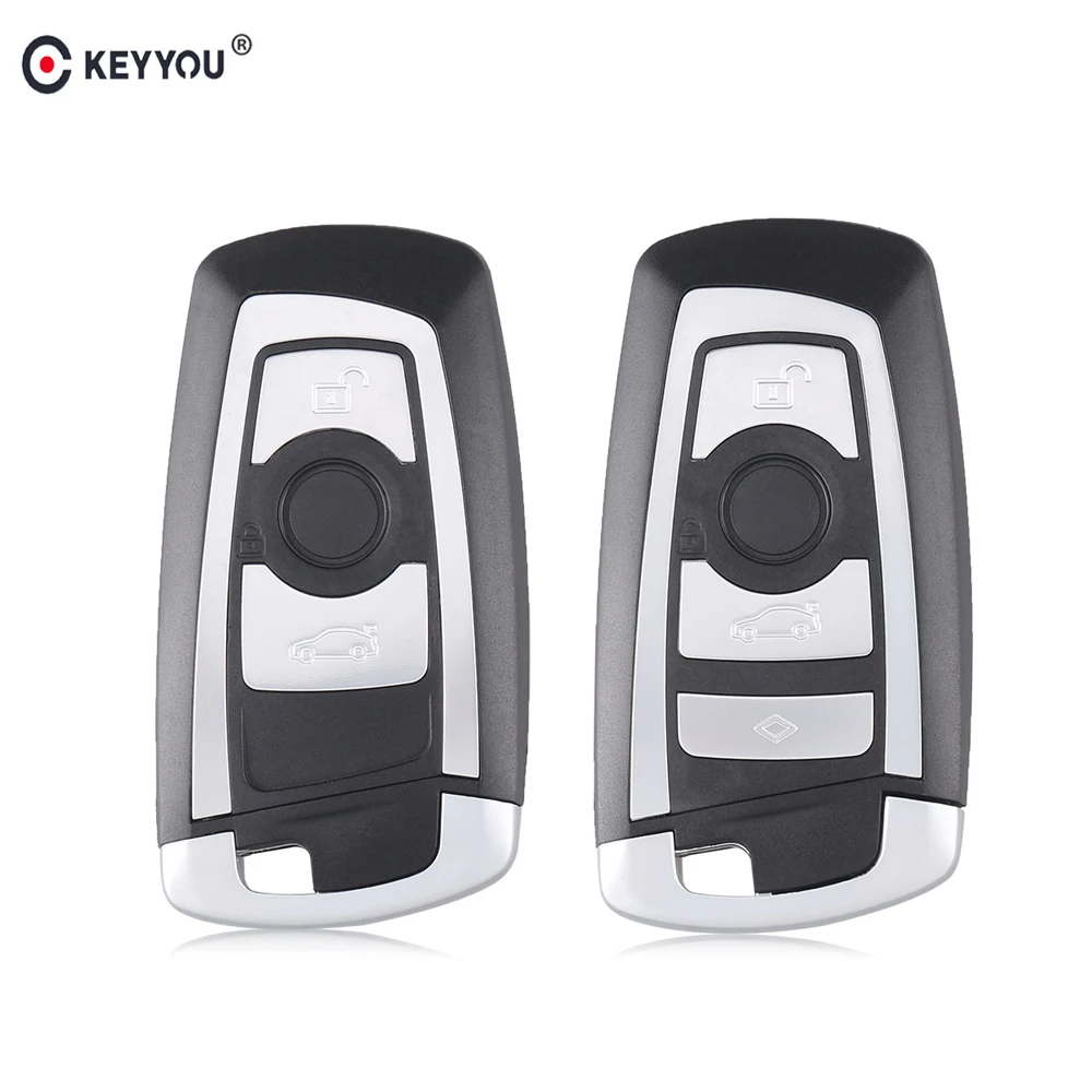 KEYYOU 3/4 кнопочный смарт ключ с дистанционным управлением чехол для BMW 5 7 серии