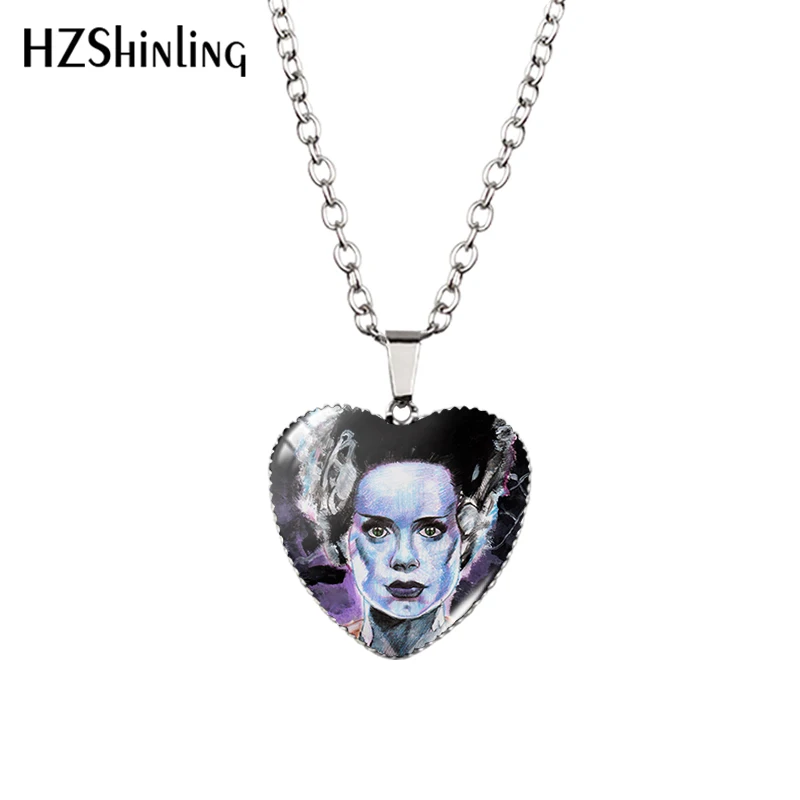 Новинка 2018 ожерелье ручной работы с кулоном в виде сердца френченштейна раньше