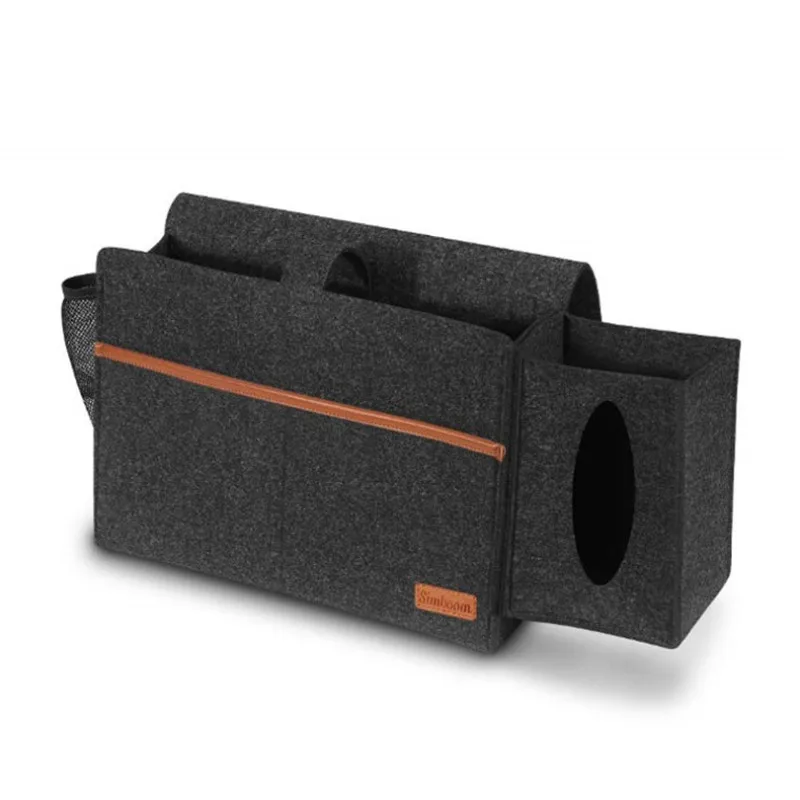 Практичные фетровые Подвесные карманы для хранения сумка книг телефона кровати