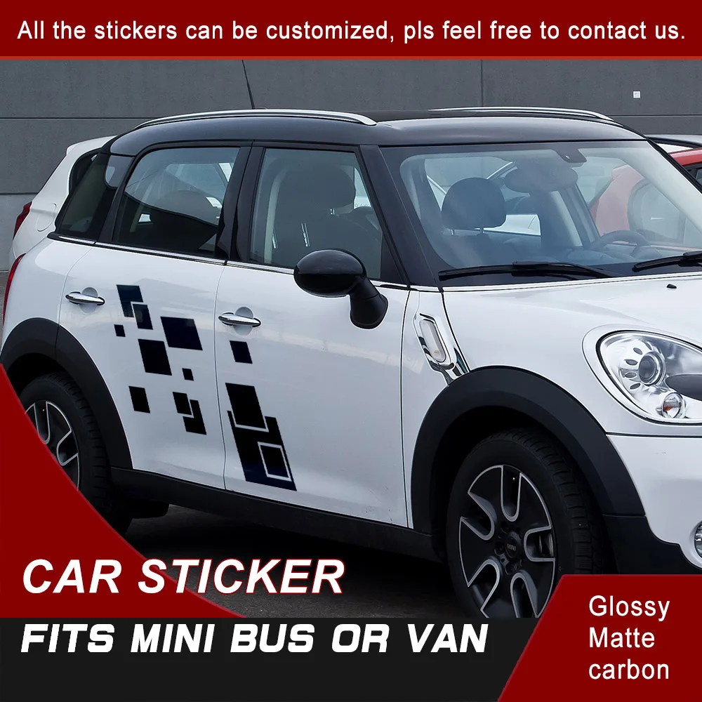 

Графическая виниловая наклейка на боковую дверь для Mini Cooper-countryman